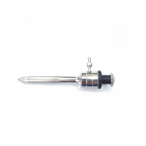 Лапароскопический трокар - 801.008. series - Zhejiang Geyi Medical Instrument - с отверстием инсуффляции / с приемной гильзой