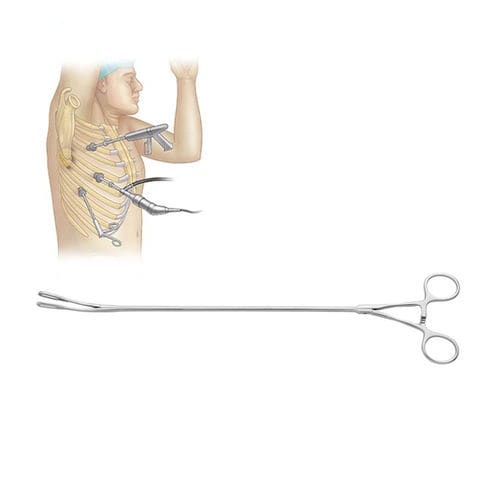 Зажим для хирургии - 813.635.01m - Zhejiang Geyi Medical Instrument - для торакоскопии / с зажимом / Дебейки