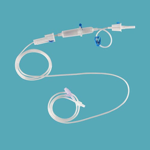 Комплект для перфузии с капельной камерой - IV-03 - Taizhou Safefusion Medical Instruments - с Y-образным коннектором / с краном / с безлатексными компонентами