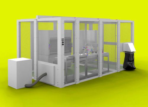 Изоляционная палата для фармацевтических лабораторий - ISOLA LAB - MITEC - биологическая изоляция / для медицинского исследования / гибкий