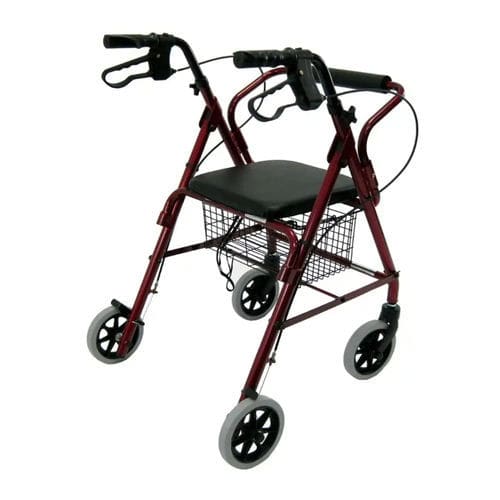 4-колесный ролятор - R-4100N - Karman Healthcare - алюминиевая рама / с сиденьем / с регулируемой высотой