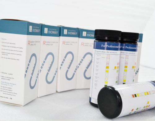 Тест-полоска для заболеваний почек - URS-12H - Bioway Biological Technology Co.,Ltd - на инфекции мочевыводящих путей / на инфекционные заболевания / pH