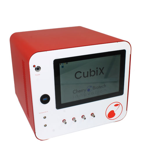 Микрожидкостное устройство управления - CubiX - CherryBiotech - для измерения температуры / расхода / pH