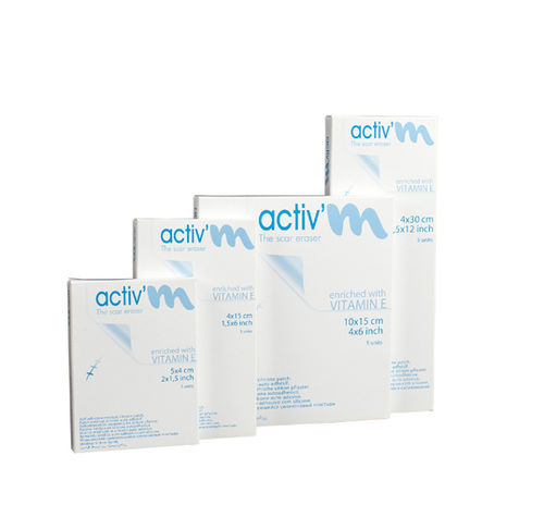 Повязка для защиты кожи из полиуретана - Activ’M 4*5 - M-Technologies - из силикона / эластичная / прозрачная