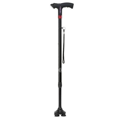 Трость с Т-образной рукояткой - JL9275L - Jianlian Homecare Products - на четырех опорах / противоскользящая