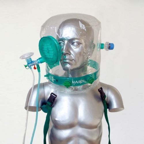 Аппарат ИВЛ для неотложной помощи - Compact Helm-Har - HAROL Srl - пневматический / CPAP
