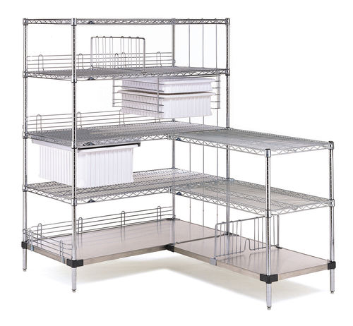 Модульный стеллаж - SUPER ERECTA METRO - WEPPES Solutions - с открытой структурой