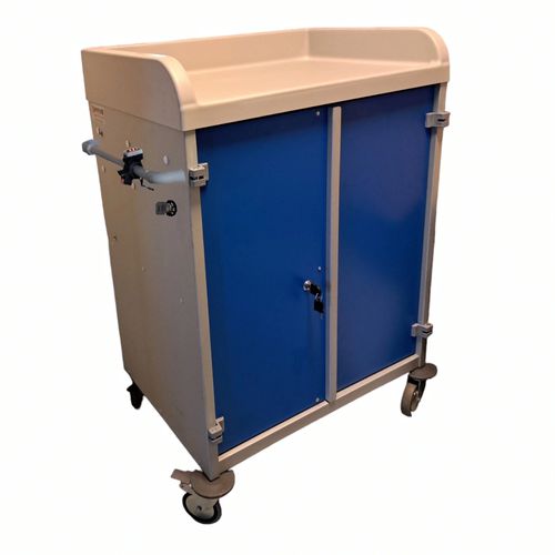 Медицинская тележка с мешками - AirWeel200  - WEPPES Solutions - для прачечных / с полкой / 2 дверцы