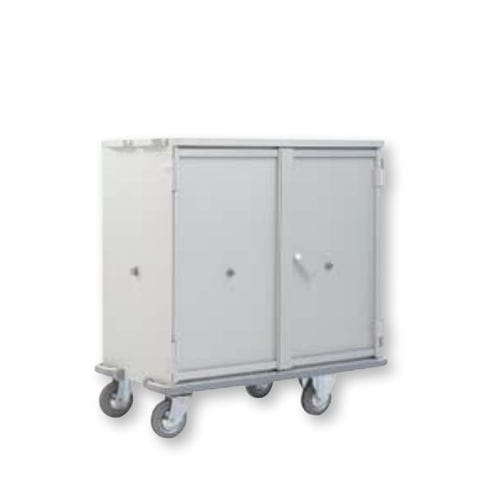 Медицинская тележка с мешками - AISY-TRANS - WEPPES Solutions - транспортная / с полкой / с ручкой