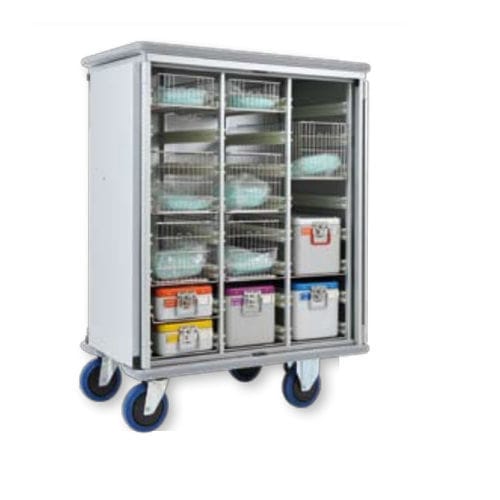 Шкаф для стерилизации - 3165 CR - WEPPES Solutions - для распределения / для инструментов / на роликах