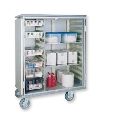 Шкаф для хранения - 3150 CR - WEPPES Solutions - для больниц / с полкой / на роликах