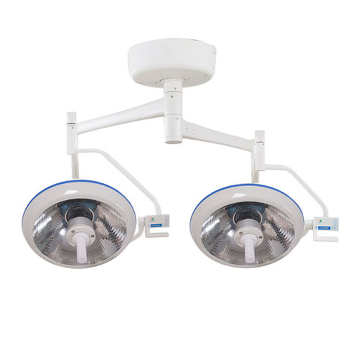 Потолочный хирургический светильник - KD500/500 - Nanchang Micare Medical Equipment - галогенный / для стоматологии / 2 штатива