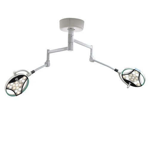 Потолочный хирургический светильник - JD1700J Pro - Nanchang Micare Medical Equipment - светодиодный / для малой хирургии / 2 штатива