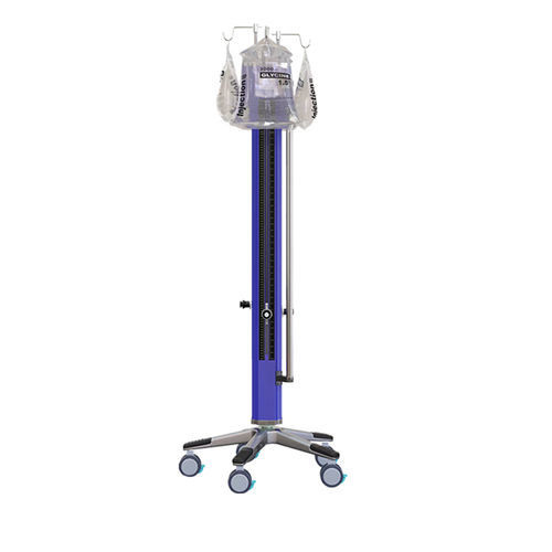 Стойка для сыворотки 4 крюка - MKA-052 - Nanchang Micare Medical Equipment - из алюминия / для операционного стола / с регулируемой высотой