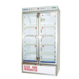 Холодильник для лаборатории - MR-BK series - U-Therm International (H.K.) Limited - для банка крови / ящик / 2 дверцы