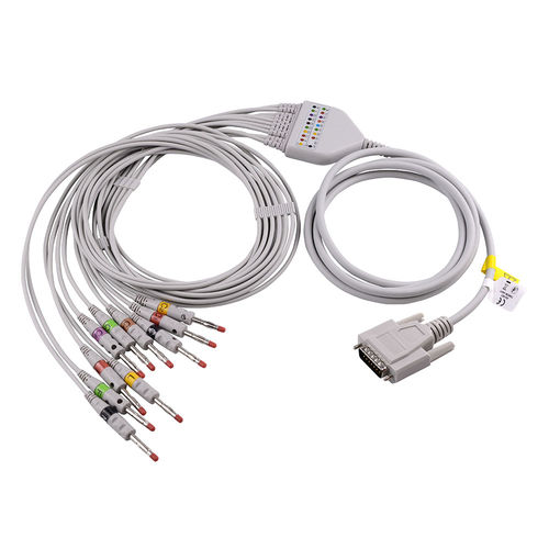 Кабель ЭКГ для Schiller - OEM-Part-012-0700-00 7517,7514, 7705,7706 - Med-link Electronics Tech - для GE Healthcare / для Cardioline / для Fukuda Denshi