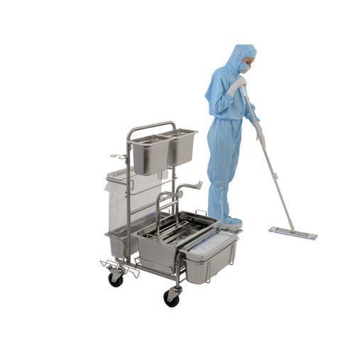 Тележка для домашнего хозяйства - Clino® CR4 MF-GMP - Dastex - медицинская / для общего применения / с корзиной