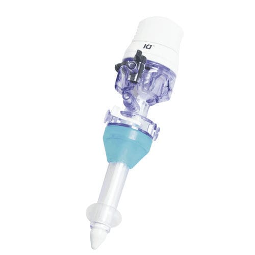Лапароскопический трокар - 101Y.G02D - Hangzhou Kangji Medical Instruments - с закругленным наконечником / с отверстием инсуффляции / с баллонетом