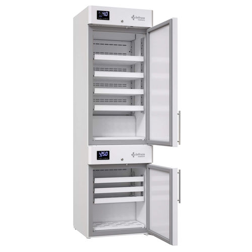 Морозильная камера для лаборатории - LERF40S DUAL TEMPERATURE - Infrico - в виде шкафа / 2 дверцы / антикоррозионная