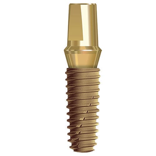 Конический зубной имплантат - NTF 3408 S - NTA IMPLANT - из титана / внутренний шестиугольник / прямой