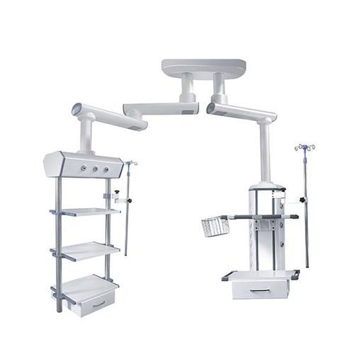 Потолочный двойные медицинские консоли - TD-TS-100 - Shanghai Wanyu Medical Equipment - для интенсивной терапии / для анестезии / для эндоскопии