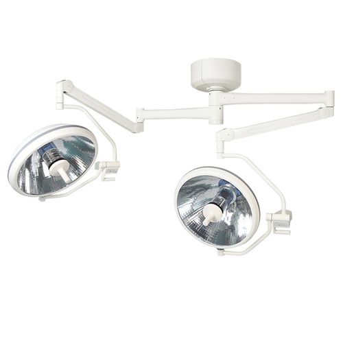 Потолочный хирургический светильник - DD620620 - Shanghai Wanyu Medical Equipment - галогенный / ветеринарный / 2 штатива