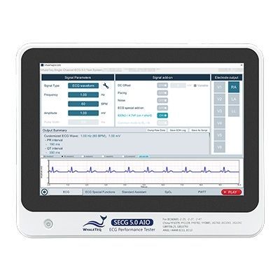 Тестер для медицинских приборов - SECG 5.0 AIO - WhaleTeq Co., Ltd - O2 / сигнала / мультипараметры