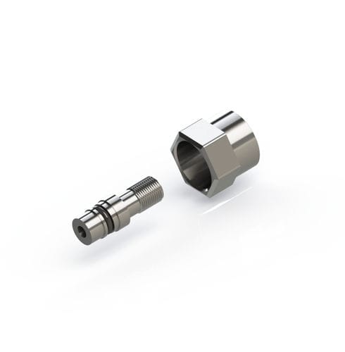 Коннектор NIST - 220800 series - Silbermann Technologies - наружная резьба / для медицинских газов / медицинской