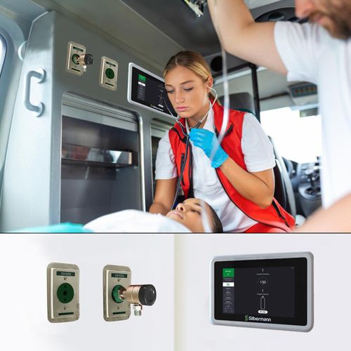 Устройство распределения медицинских газов для кислорода - Silbermann Technologies - компактное / для неотложной помощи