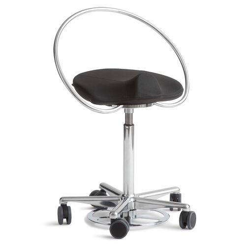 Табурет для стоматологии - InCharge Flex Foot-operated - Dynamostol - с регулируемой высотой / на роликах / черный