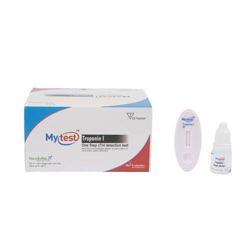 Набор для теста на сердечно-сосудистые заболевания - Mytest - Biofootprints Healthcare Pvt Ltd - cTnI (тропонин) / крови / плазменный