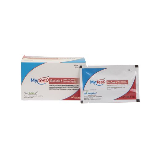 Набор для теста для определения лекарственных веществ - Mytest - Biofootprints Healthcare Pvt Ltd - для метамфетамина / для морфина / для кокаина