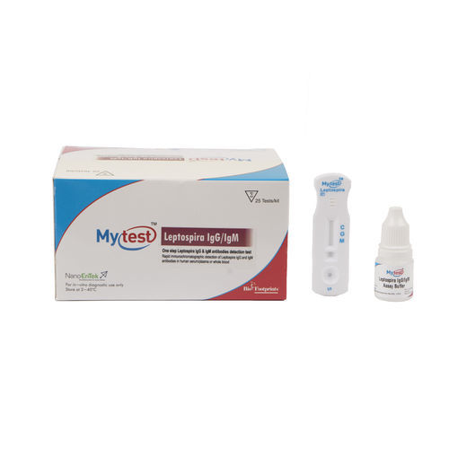 Набор для теста на лептоспироз - Mytest - Biofootprints Healthcare Pvt Ltd - на инфекционные заболевания / IgG / иммуноглобулин M
