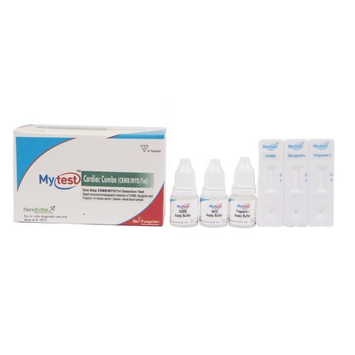 Набор для теста на сердечно-сосудистые заболевания - Mytest - Biofootprints Healthcare Pvt Ltd - миоглобина / крови / плазменный