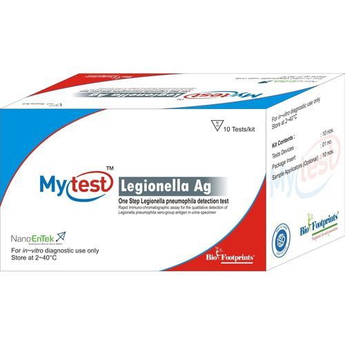 Набор для теста на Легионелла пневмофила - Mytest - Biofootprints Healthcare Pvt Ltd - на распираторные заболевания / для мочи / иммунохроматографический
