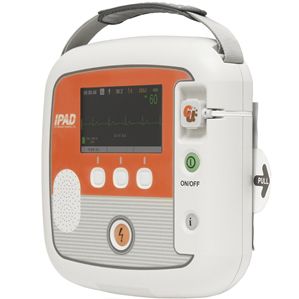 Полуавтоматический внешний дефибриллятор - CU-SP2 - CU Medical Germany GmbH - с ручным приводом / с беспроводной сетью / с монитором ЭКГ