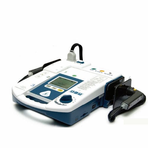 Полуавтоматический внешний дефибриллятор - CU-ER5 - CU Medical Germany GmbH - с ручным приводом / с мультипараметрическим монитором / двухфазный