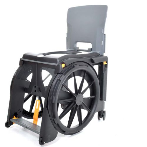 Инвалидная коляска пассивного типа - WheelAble - Polymorit Ltd / Ardoo Caresafe Limited - для душа / складная / с санитарным устройством