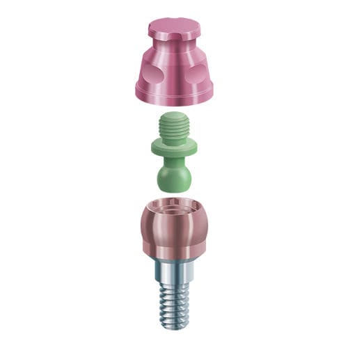 Комплект стоматологических абатментов из титана - LOCATOR F-Tx® - Zest Dental Solutions
