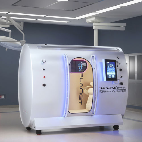 Барокамера для оксигенотерапии - HE5000 Fort - Shanghai Baobang Medical Equipment - на колесиках / двухместная