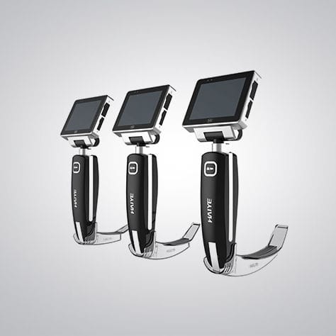 Видеоларингоскоп с лезвием - HYHJ-1320 - Xi'an Haiye Medical Equipment - со встроенным видеомонитором