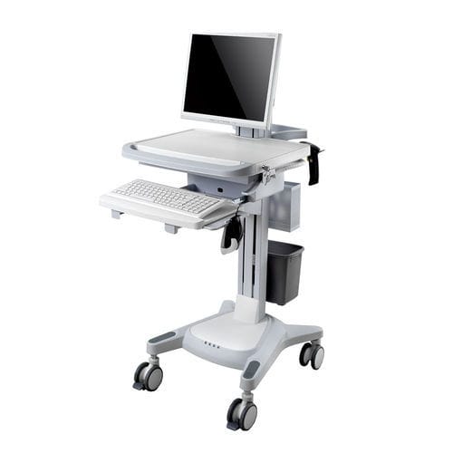Медицинская компьютерная тумба - FG-H-08 - Fangge Medical - мобильная / модульная / защищенная