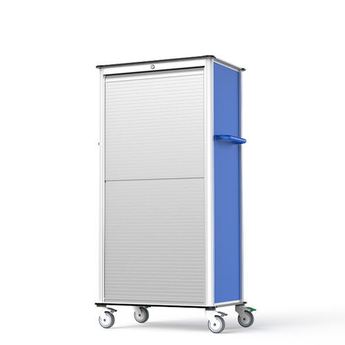 Шкаф для расходных материалов - FG-PW-C6015001L - Fangge Medical - с корзиной / с раздвижными дверями / из алюминия