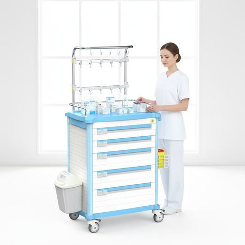 Медицинская тележка - FG-E-03 - Fangge Medical - для инструментов / для медицинских приборов / для медицинского ухода