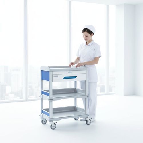 Медицинская тележка - FG-V-08 - Fangge Medical - для медицинского ухода / из пластика / из алюминия