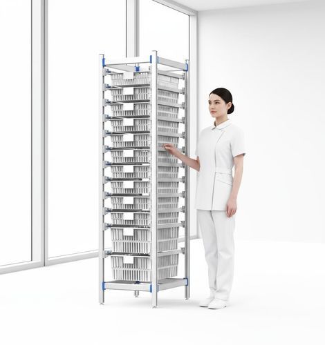 Модульный стеллаж - FG-P-4012F01 - Fangge Medical - для бака / для корзины / фармацевтический