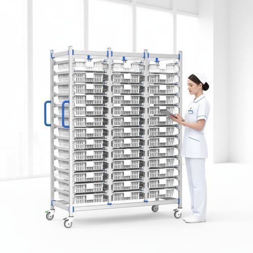 Тележка для стерилизационной корзины - FG-PW-4013F03 - Fangge Medical - для больниц / многофункциональная / из алюминия