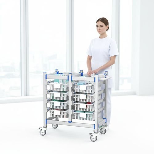 Медицинская тележка - FG-PW-304F02  - Fangge Medical - для расходных материалов / для хранения / из алюминия