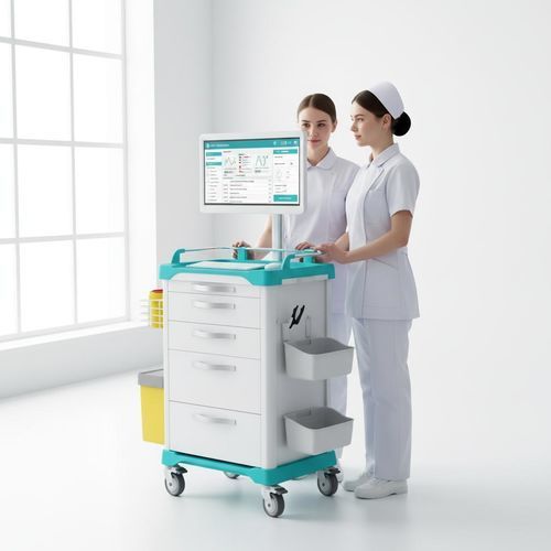 Медицинская тележка - FG-H-17 - Fangge Medical - для инструментов / для медицинского ухода / из пластика