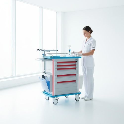 Тележка для больниц - FG-A-02 - Fangge Medical - для неотложной помощи / для инструментов / для дефибриллятора